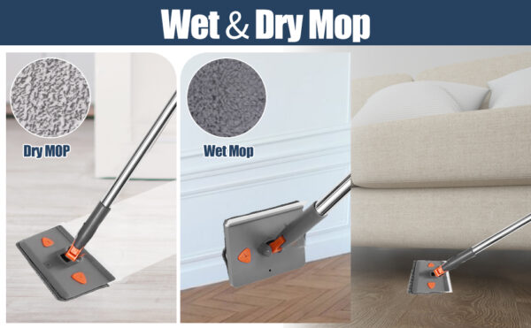 Wall Mop Rectangular Baseboard Cleaning Tool - Image 5